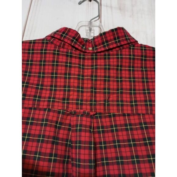 Izod Shirt Men's 2xl Red Button Front Long Sleeve - Picture 5 of 10